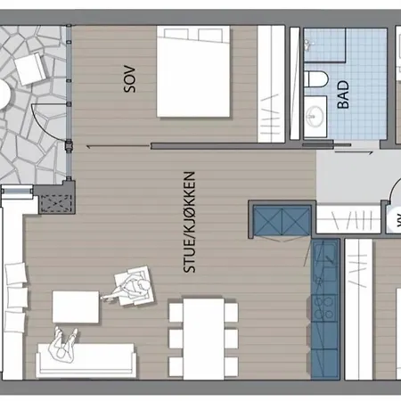 アパート Gaustatoppen - Mountain View - Gaustablikk リューカン